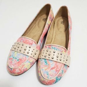 AVON Cusion Walk Spring Floral Jungle Flats Shoes